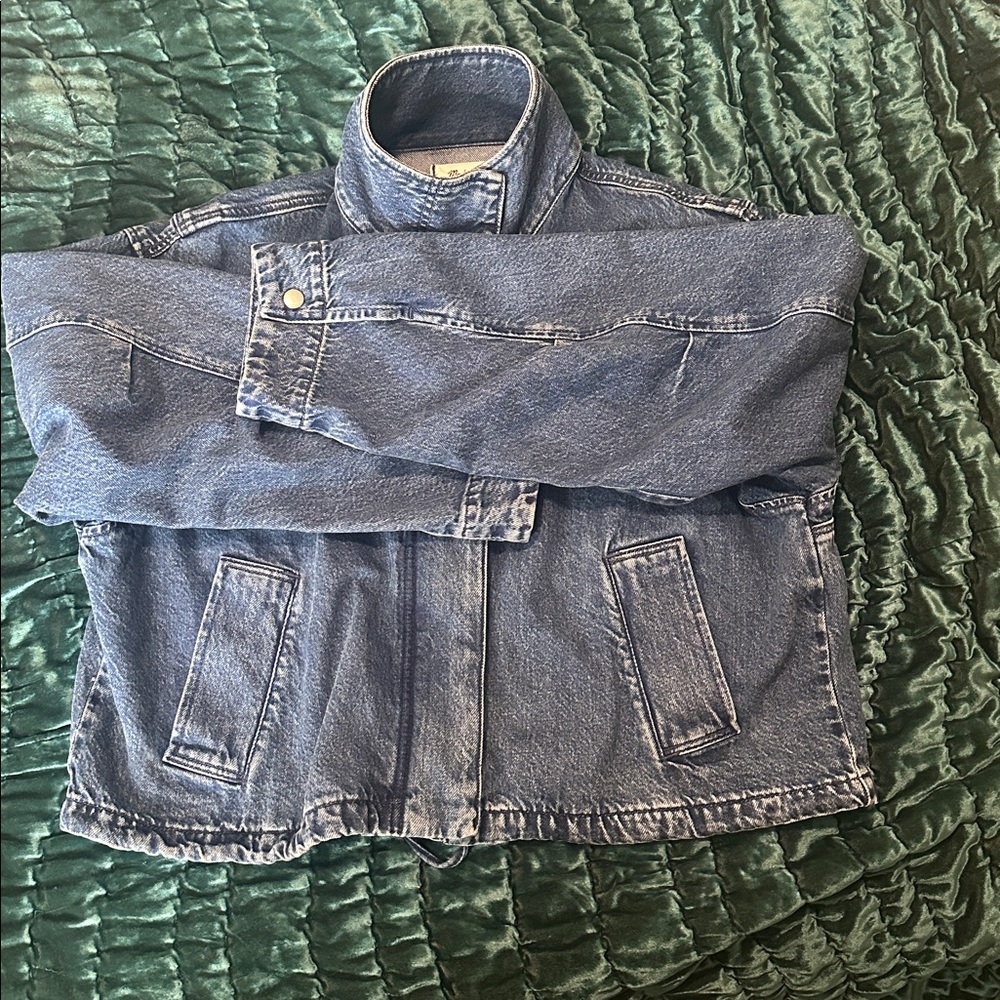 Madewell Denim Crop Field Jacket - Picture 4 of 8